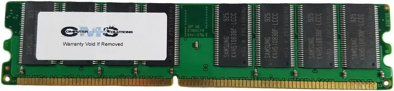 Alt view image 4 of 6 - CMS 1GB (1X1GB) DDR1 3200 400MHZ NON ECC DIMM Memory Ram Upgrade Compatible with Dell® Dimension 2400, 2400C, 2400N - A114
