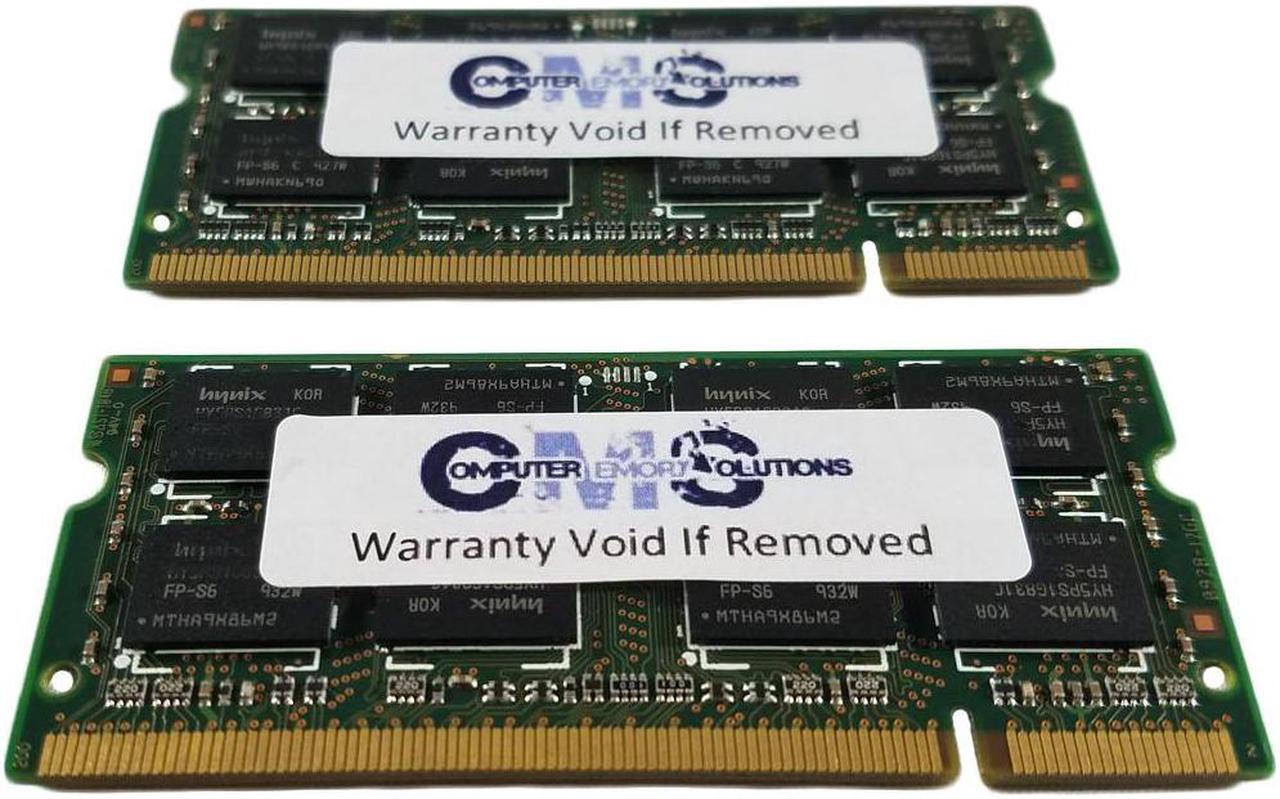 Alt view image 2 of 2 - CMS 4GB (2X2GB) DDR2 6400 800MHZ NON ECC SODIMM Memory Ram Upgrade Compatible with Dell® Dell® Studio 15 (1555) Notebook Ddr2 - A39