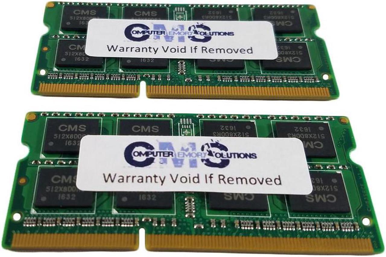 Alt view image 2 of 2 - CMS 16GB (2X8GB) DDR3 12800 1600MHz NON ECC SODIMM Memory Ram Upgrade Compatible with HP/Compaq® 15 Series 15-Ba079Dx (Amd A8, A6, E2 Cpu, Ddr3) - A7