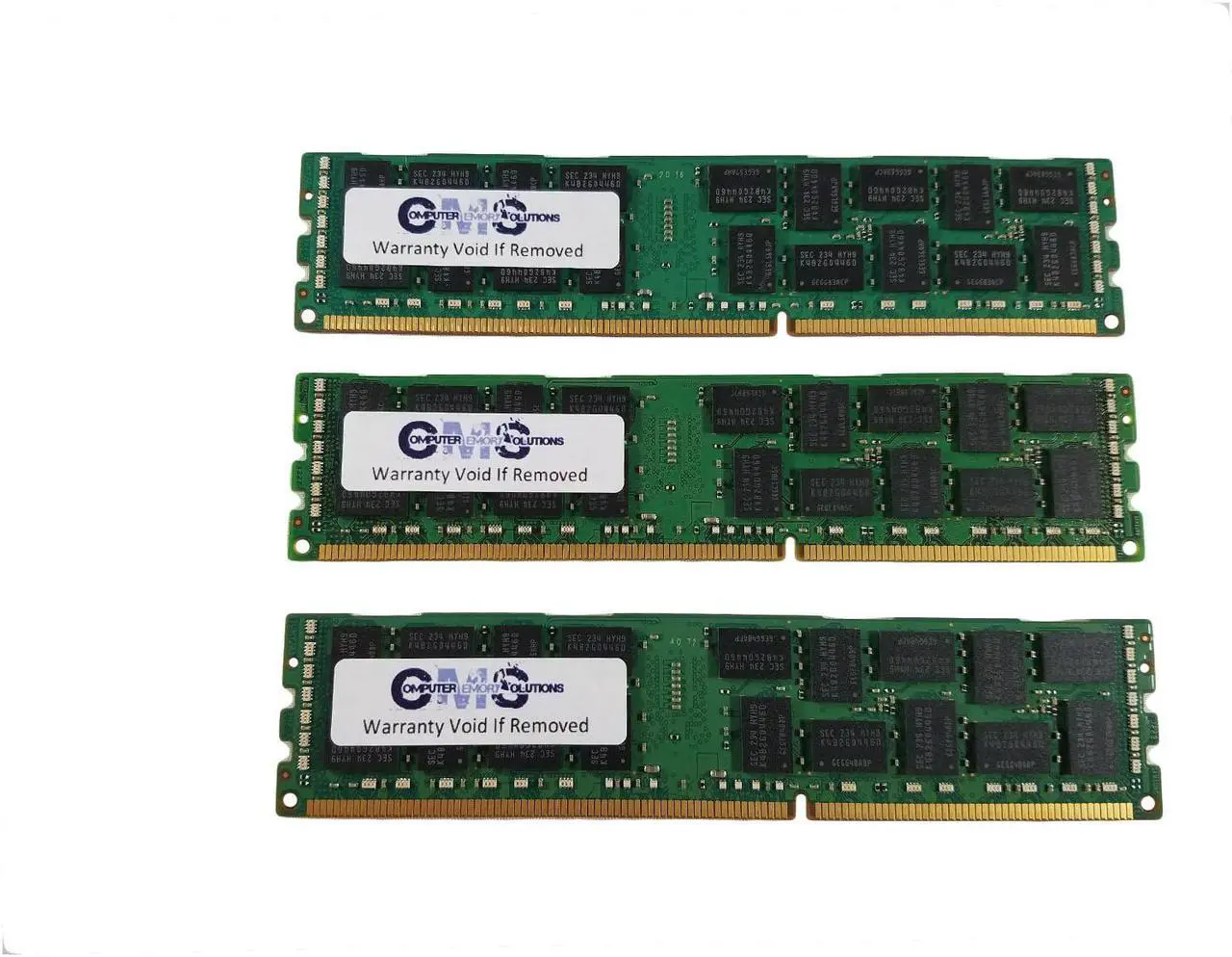 Main image of CMS 24GB (3X8GB) DDR3 10600 1333MHZ ECC REGISTERED DIMM Memory Ram Upgrade Compatible with HP/Compaq® Workstation Z600 C2 Series Only Ecc Reg For Server Only - B105