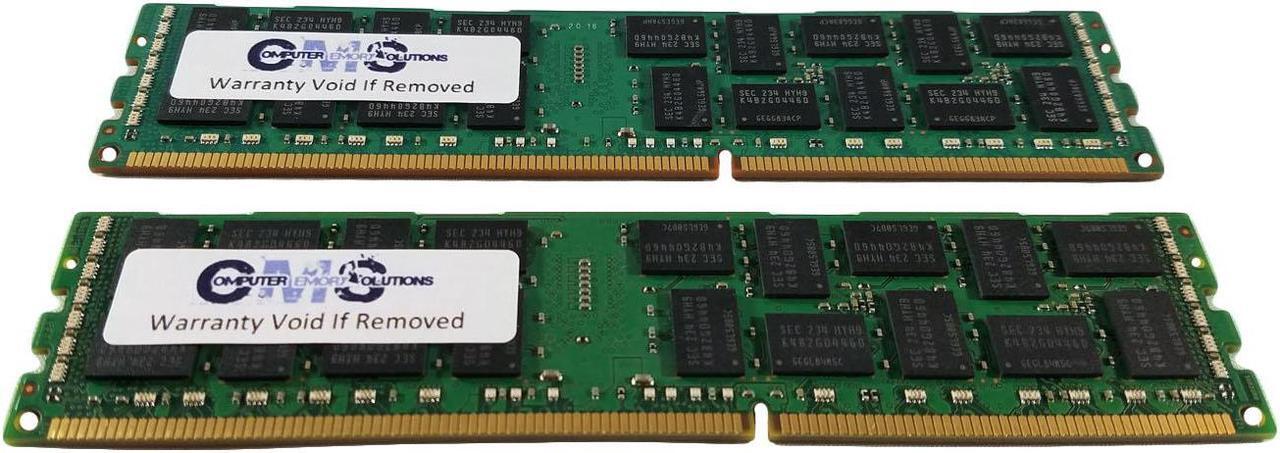 Alt view image 2 of 4 - CMS 16GB (2X8GB) DDR3 12800 1600MHz ECC REGISTERED DIMM Memory Ram Upgrade Compatible with Precision Workstation T3610 EccR For Server Only - B32