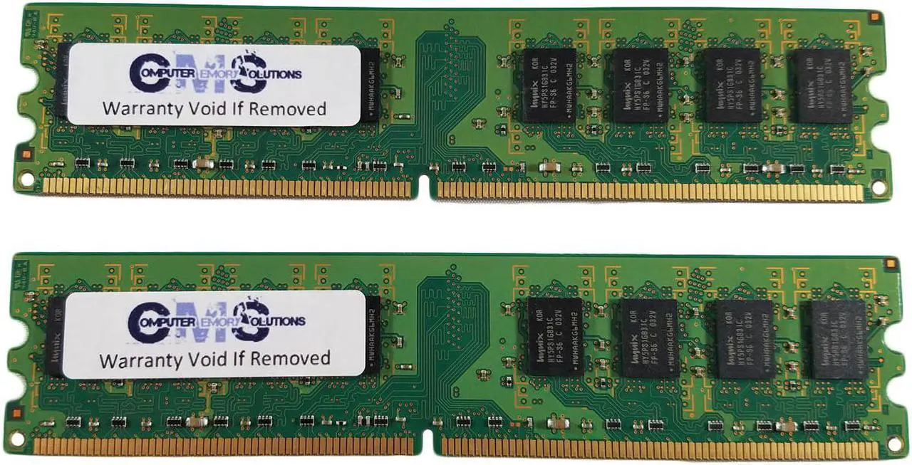 Main image of CMS 4GB (2X2GB) DDR2 6400 800MHZ NON ECC DIMM Memory Ram Upgrade Compatible with Dell® Optiplex 360 Desktop Ddr2 - A90