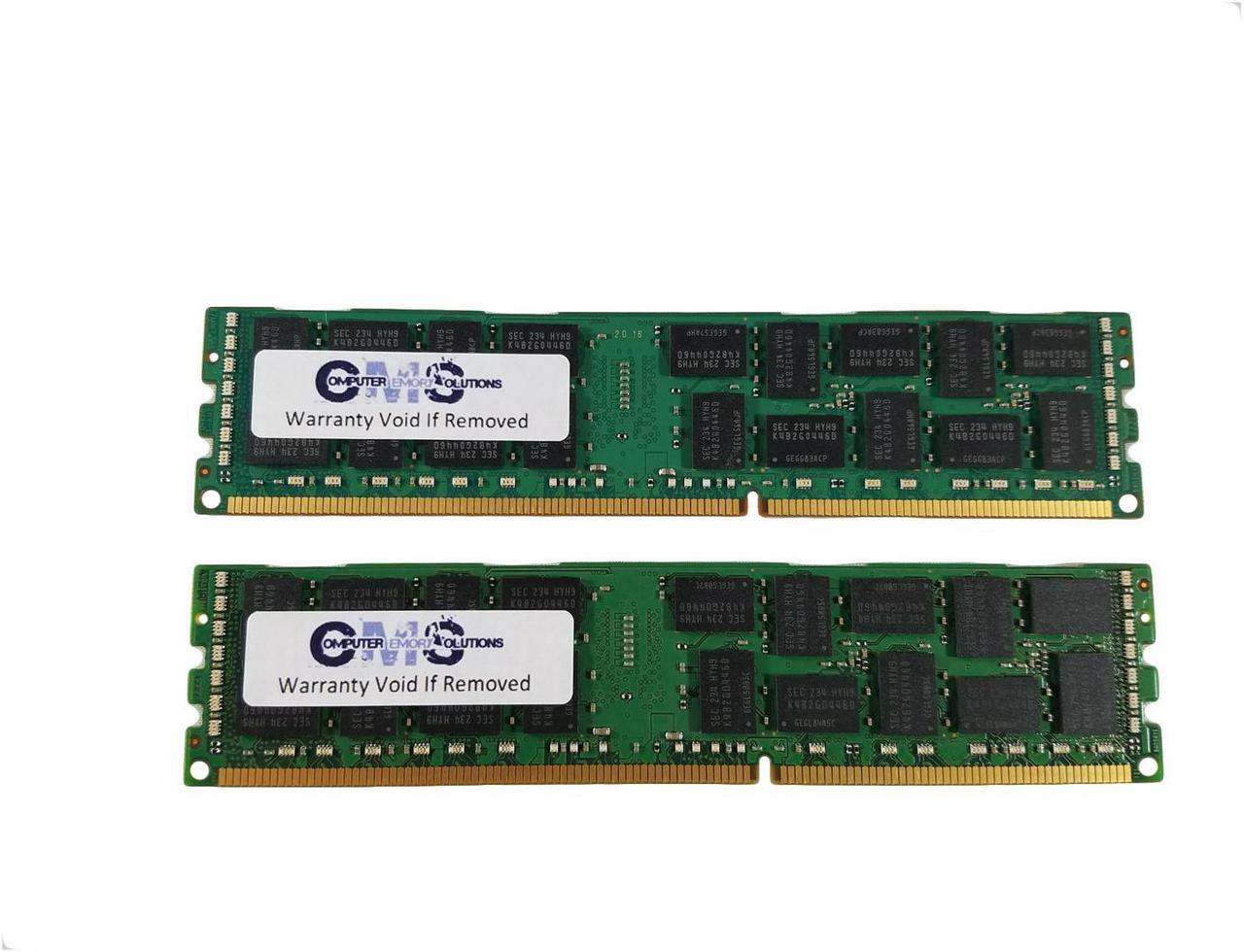 Alt view image 3 of 4 - CMS 16GB (2X8GB) DDR3 12800 1600MHz ECC REGISTERED DIMM Memory Ram Upgrade Compatible with Precision Workstation T3610 EccR For Server Only - B32