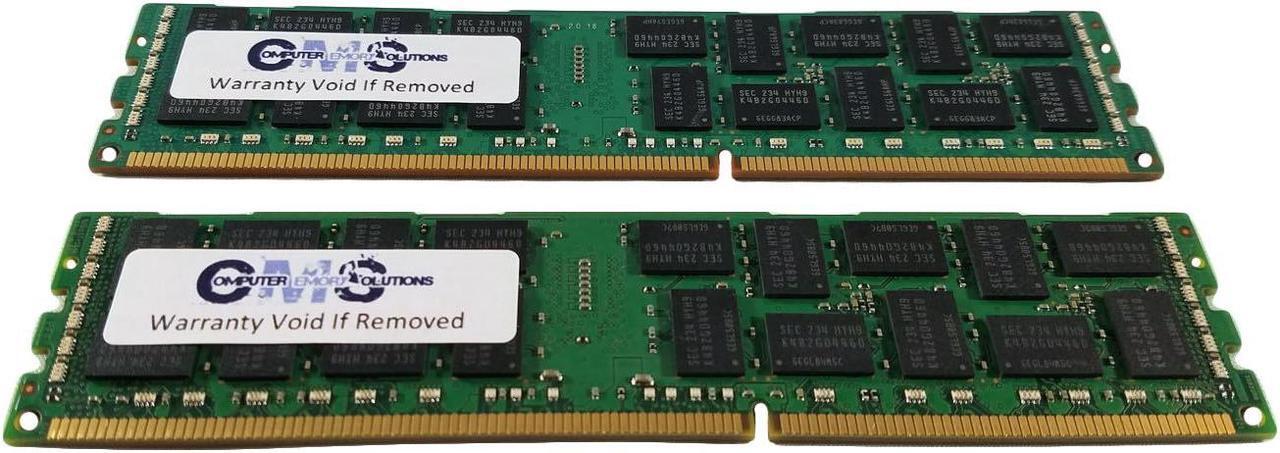 Alt view image 4 of 4 - CMS 16GB (2X8GB) DDR3 12800 1600MHz ECC REGISTERED DIMM Memory Ram Upgrade Compatible with Precision Workstation T3610 EccR For Server Only - B32