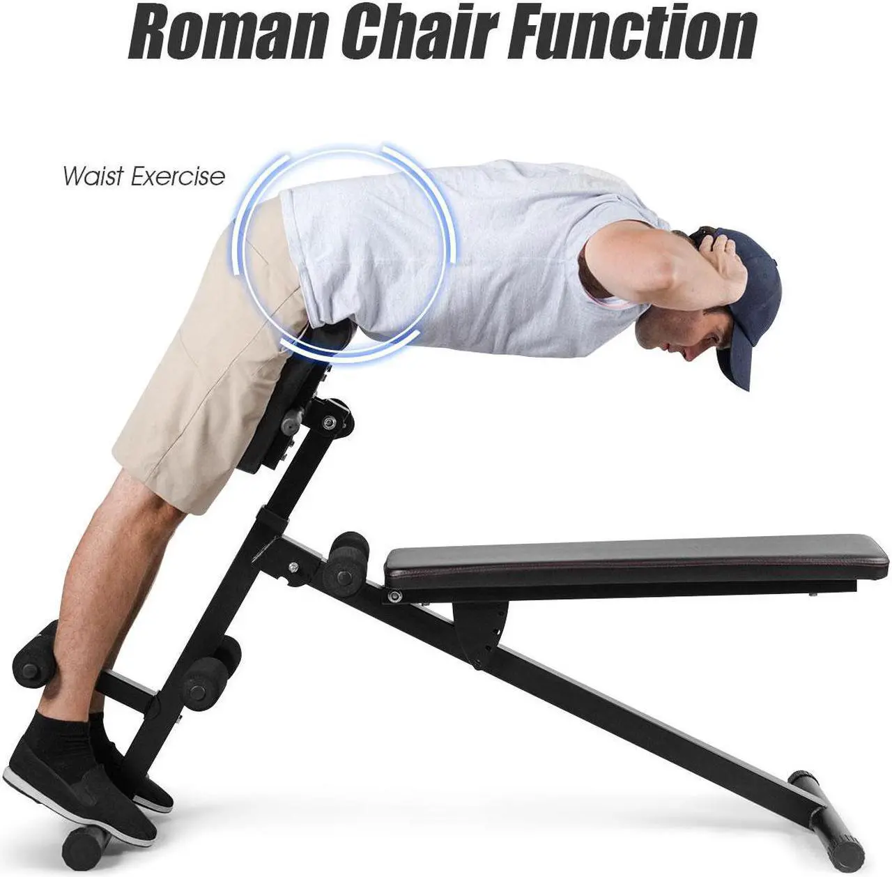 Alt view image 6 of 7 - Bifanuo Functional Adjustable Weight Bench Strength Workout Full Body Exercise