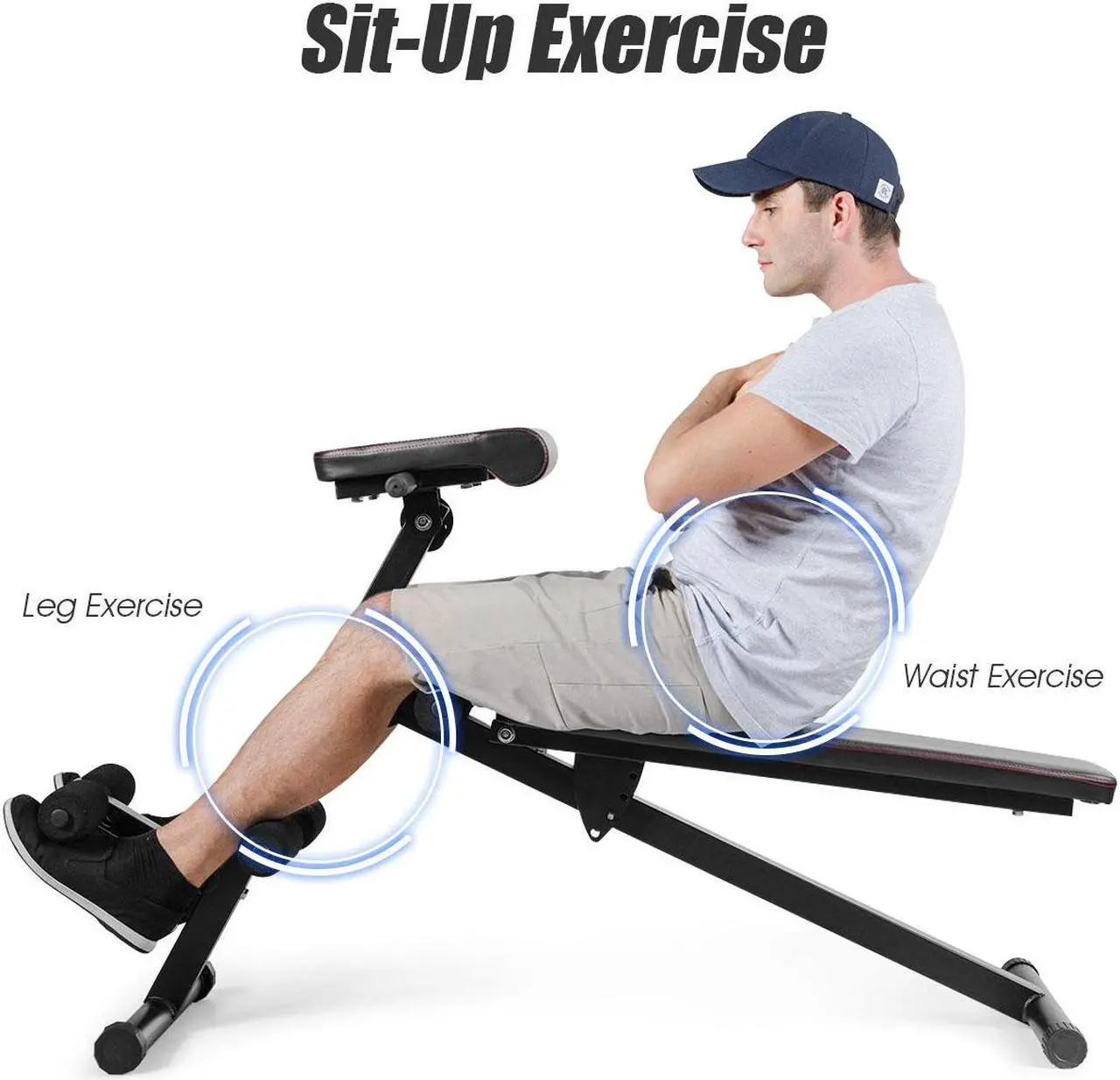 Alt view image 7 of 7 - Bifanuo Functional Adjustable Weight Bench Strength Workout Full Body Exercise