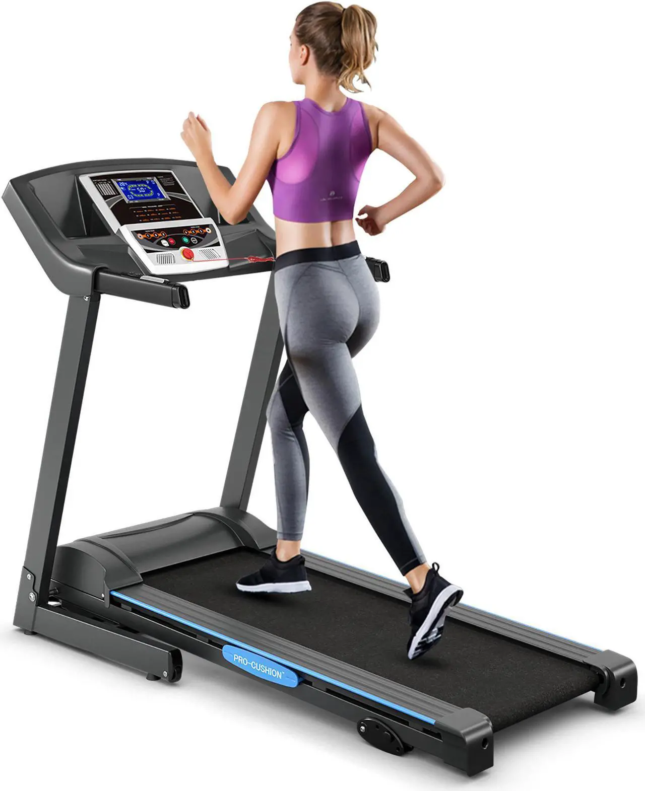 Main image of Goplus 2.25HP Folding Electric Treadmill Motorized Power Running Machine