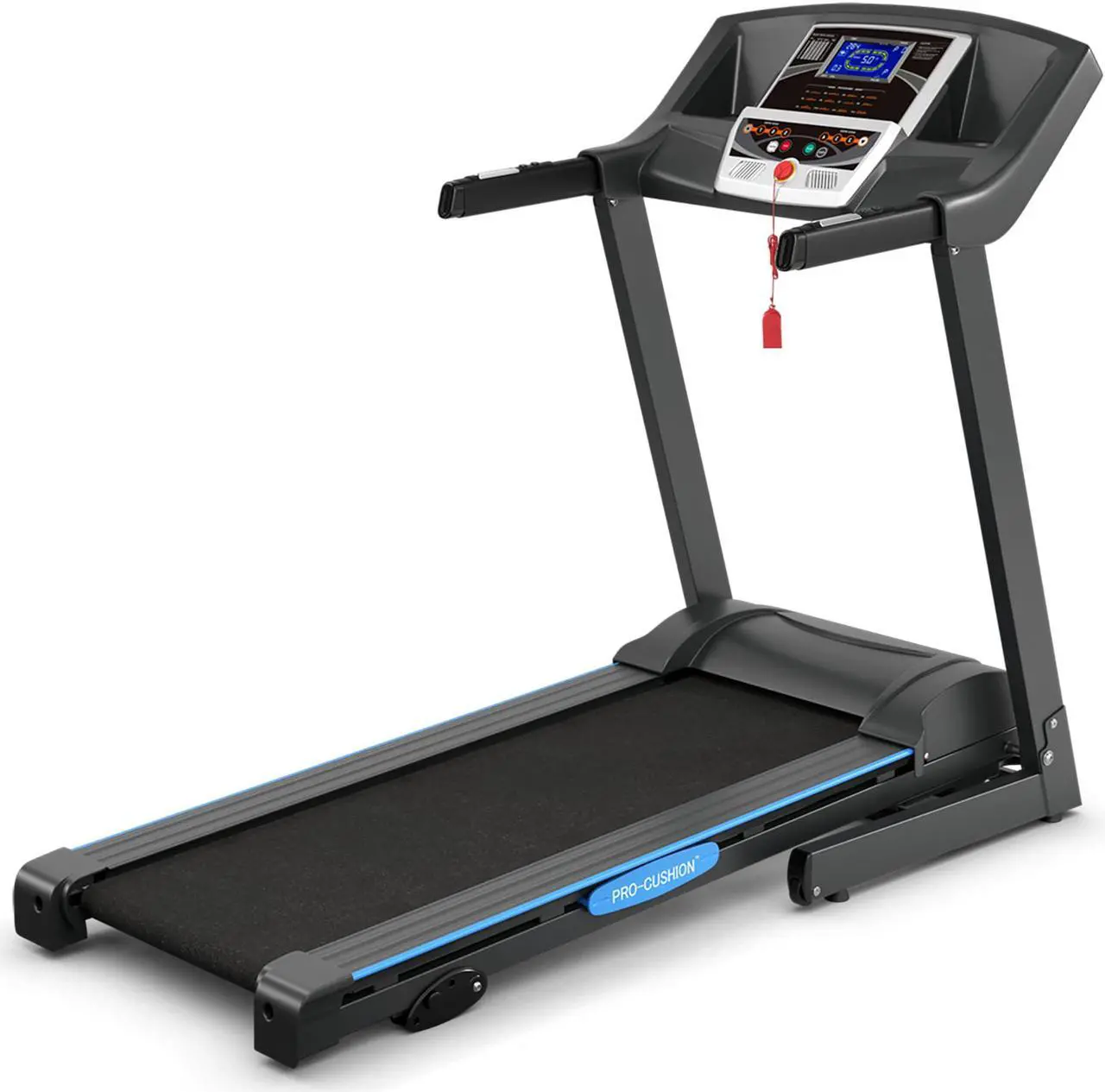 Alt view image 2 of 7 - Goplus 2.25HP Folding Electric Treadmill Motorized Power Running Machine