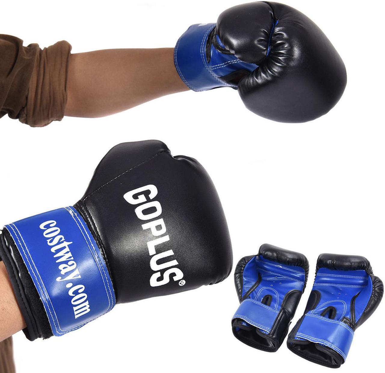 Alt view image 3 of 7 - 2 FT Kids Punch Bag Boxing Set Kick Ball Gloves Skipping Rope Hook Children Boys