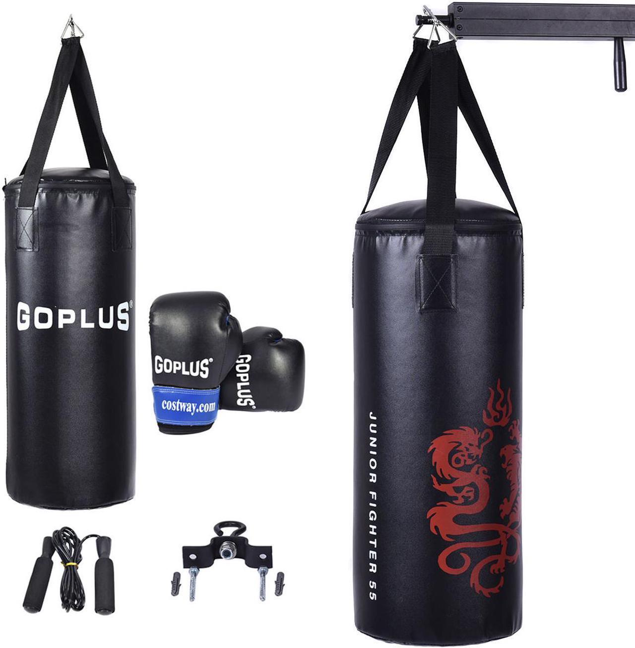 Main image of 2 FT Kids Punch Bag Boxing Set Kick Ball Gloves Skipping Rope Hook Children Boys