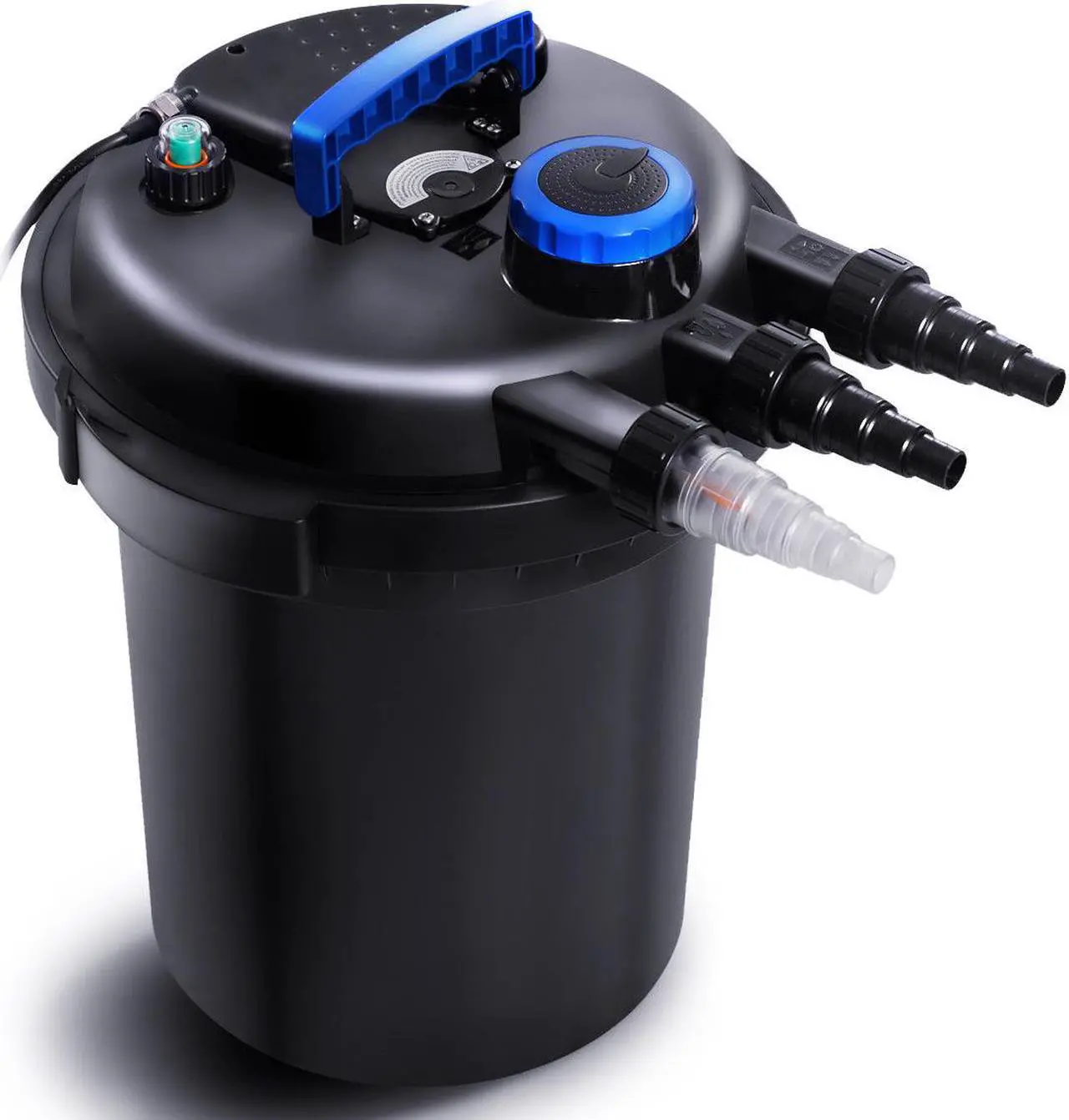 Alt view image 7 of 7 - Pond Pressure Bio Filter 4000GAL W/ 13W UV Sterilizer Light 10000L Koi Water