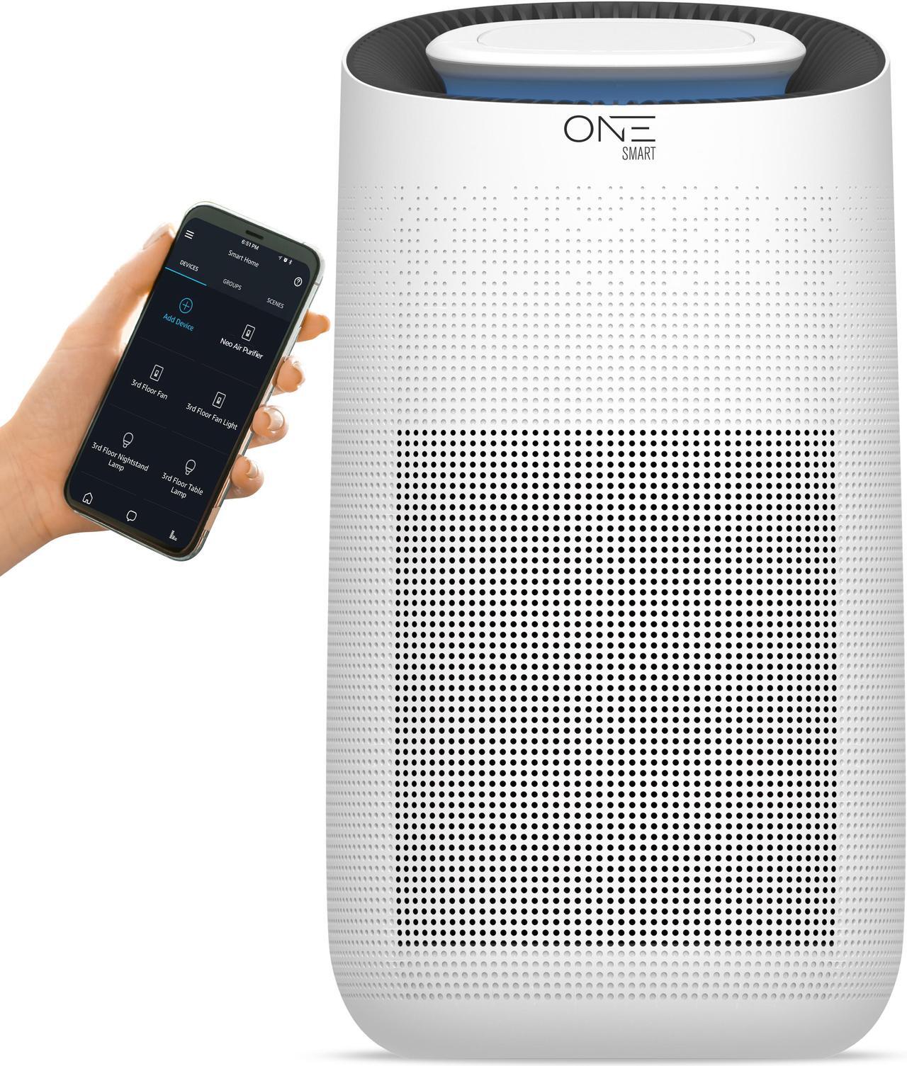 Main image of WIFI Smart Air Purifier with 3in1 HEPA Filter and Night Light