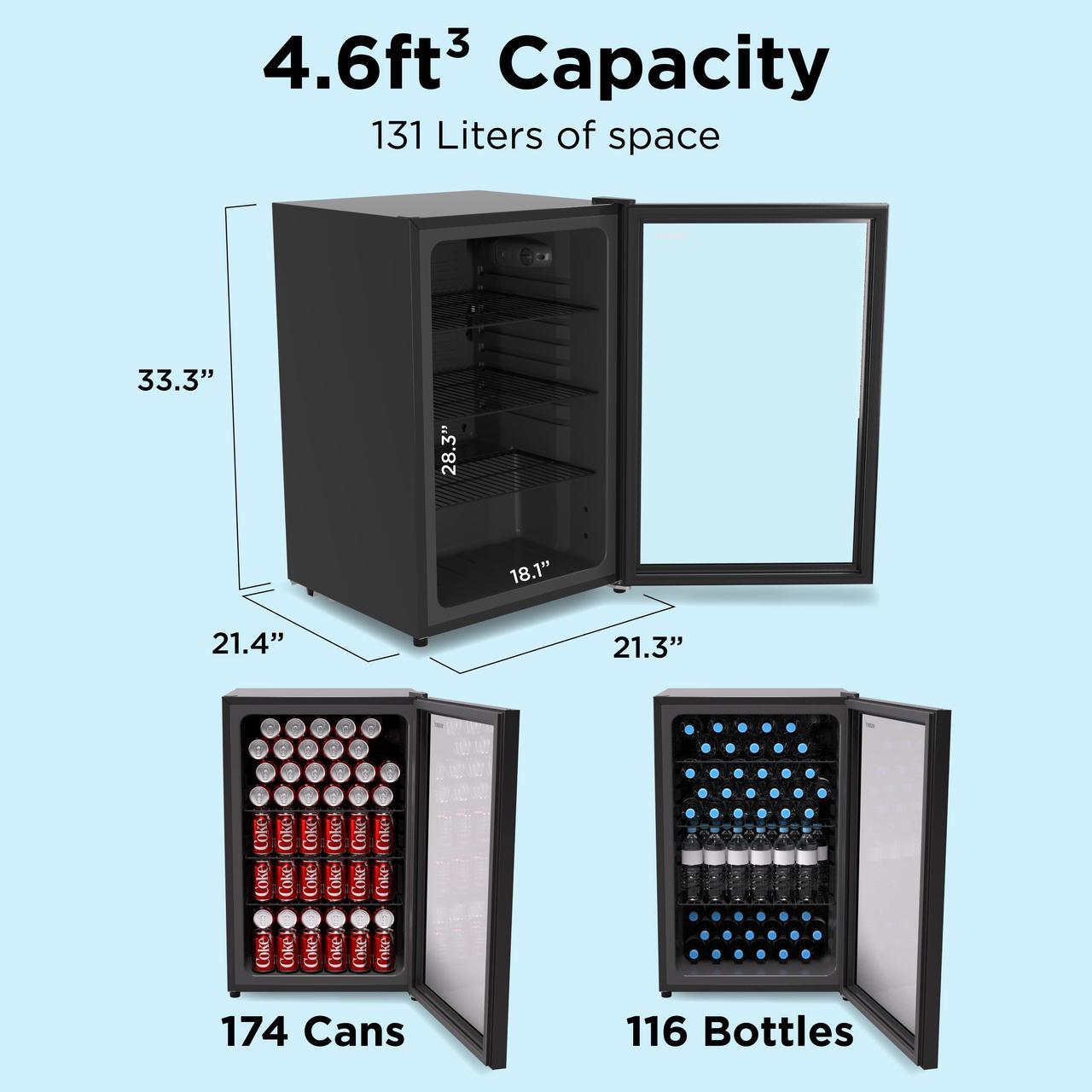 Alt view image 5 of 10 - Husky Freestanding OSFG023-BXL 21 cu. ft. Undercounter Refrigerator