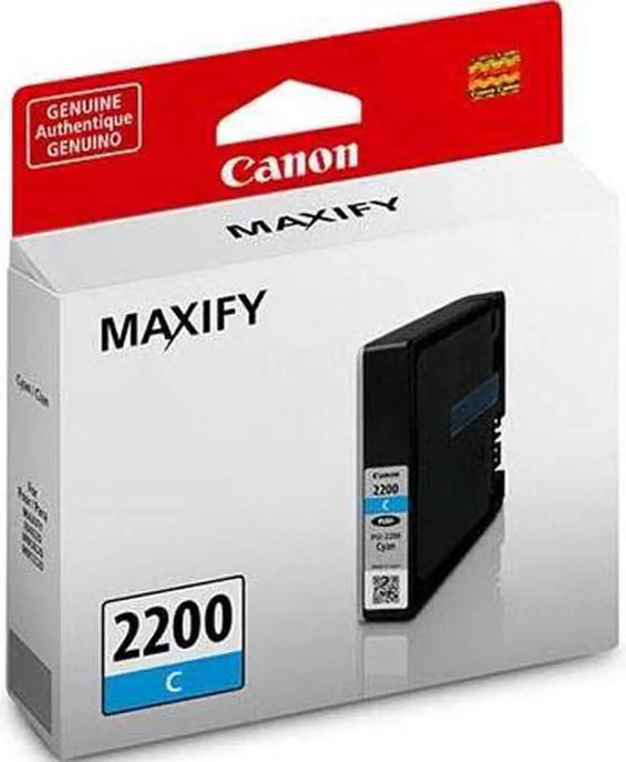 Alt view image 2 of 9 - Canon PGI-2200 Ink Cartridge - Cyan