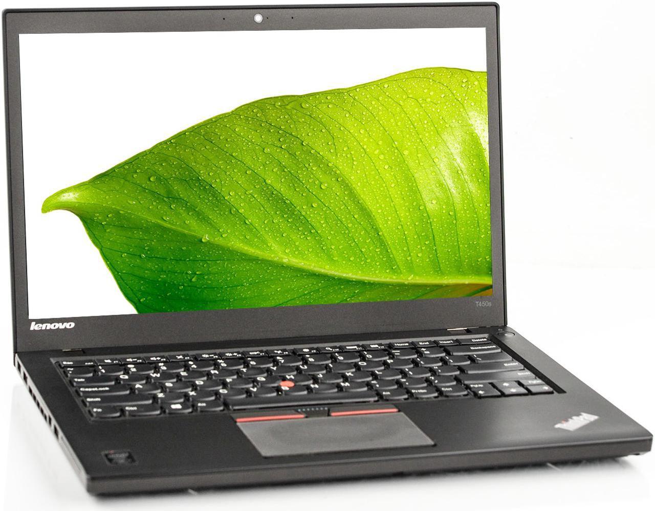 Lenovo ThinkPad T450s 14" Laptop Core i7 8GB 256GB SSD 2.5" Integrated Graphics Win 10 Home 1 Yr Wty B v.WBA