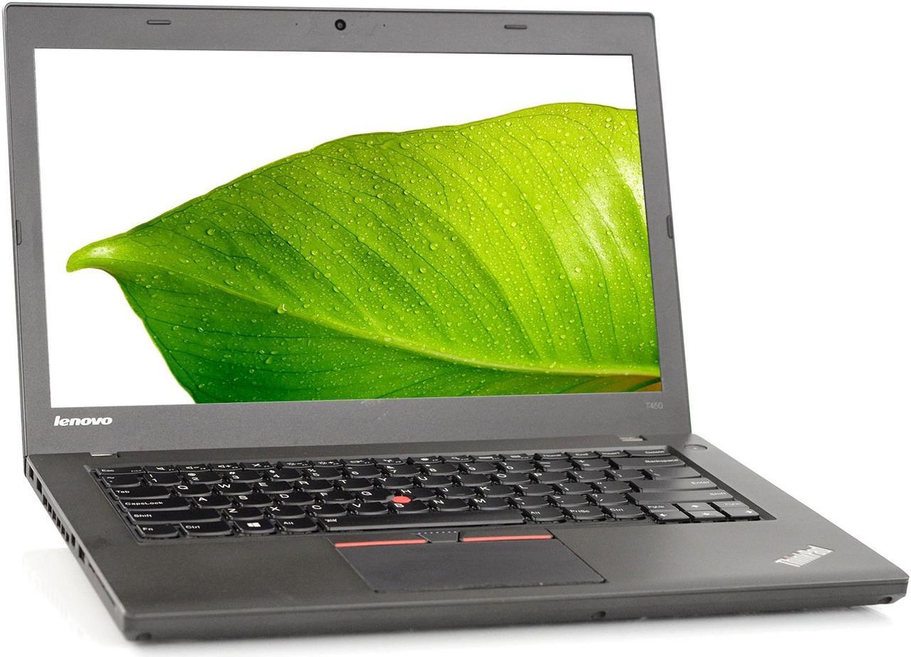 Lenovo ThinkPad T450 14" Laptop Core i5 8GB 128GB SSD 2.5" Dedicated Graphics Win 10 Home 1 Yr Wty B v.WAB