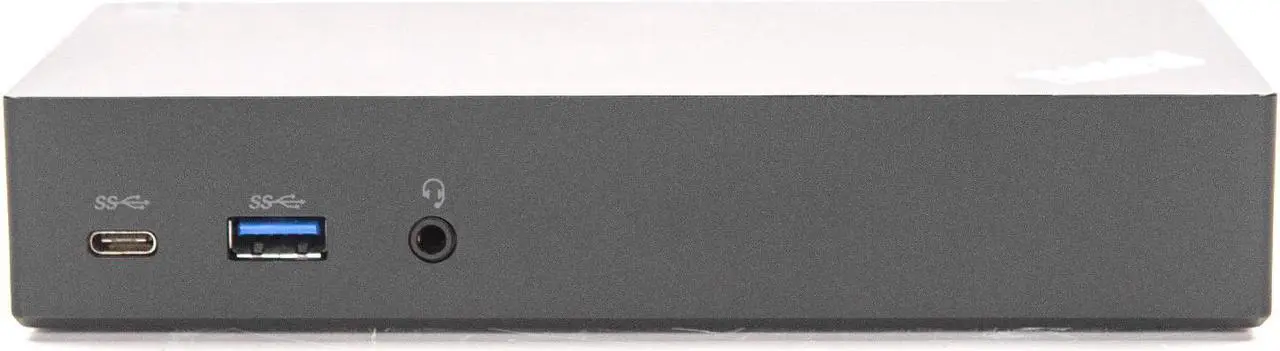 Alt view image 4 of 7 - Lenovo ThinkPad USB-C Dock 40A9 DK1633 Laptop Docking Station 40A90090US SD20L36276 03X7194 w/ USB-C Cable & 90w AC Adapter