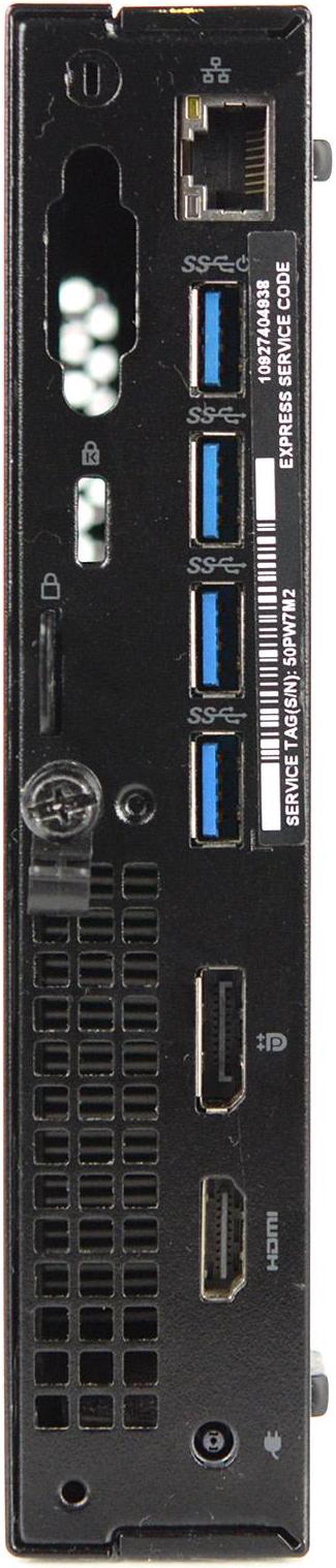 Alt view image 4 of 5 - Dell Optiplex 7050 Micro PC Core i7-6700T 2.80GHz 8GB 256GB SSD Windows 10 Pro 1 Yr Wty