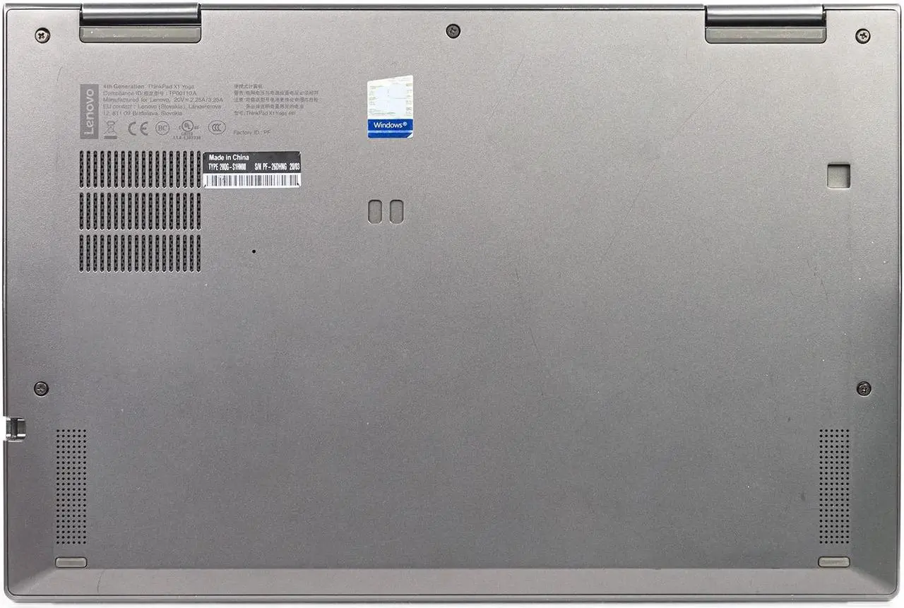 Alt view image 6 of 7 - Lenovo ThinkPad X1 Yoga G4 14" Touch Screen Laptop Core i7 16GB 512GB SSD M.2 Integrated Graphics Win 11 Pro 1 Yr Wty B v.WCA