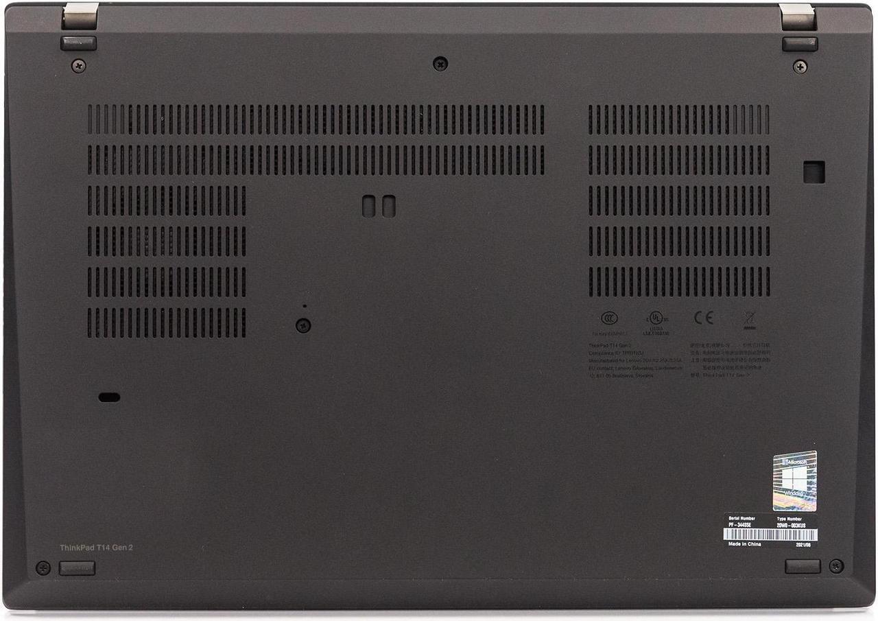 Alt view image 6 of 7 - Lenovo ThinkPad T14 G2 14" Laptop Core i5 32GB 512GB SSD M.2 Integrated Graphics Win 11 Pro 1 Yr Wty B v.WCA