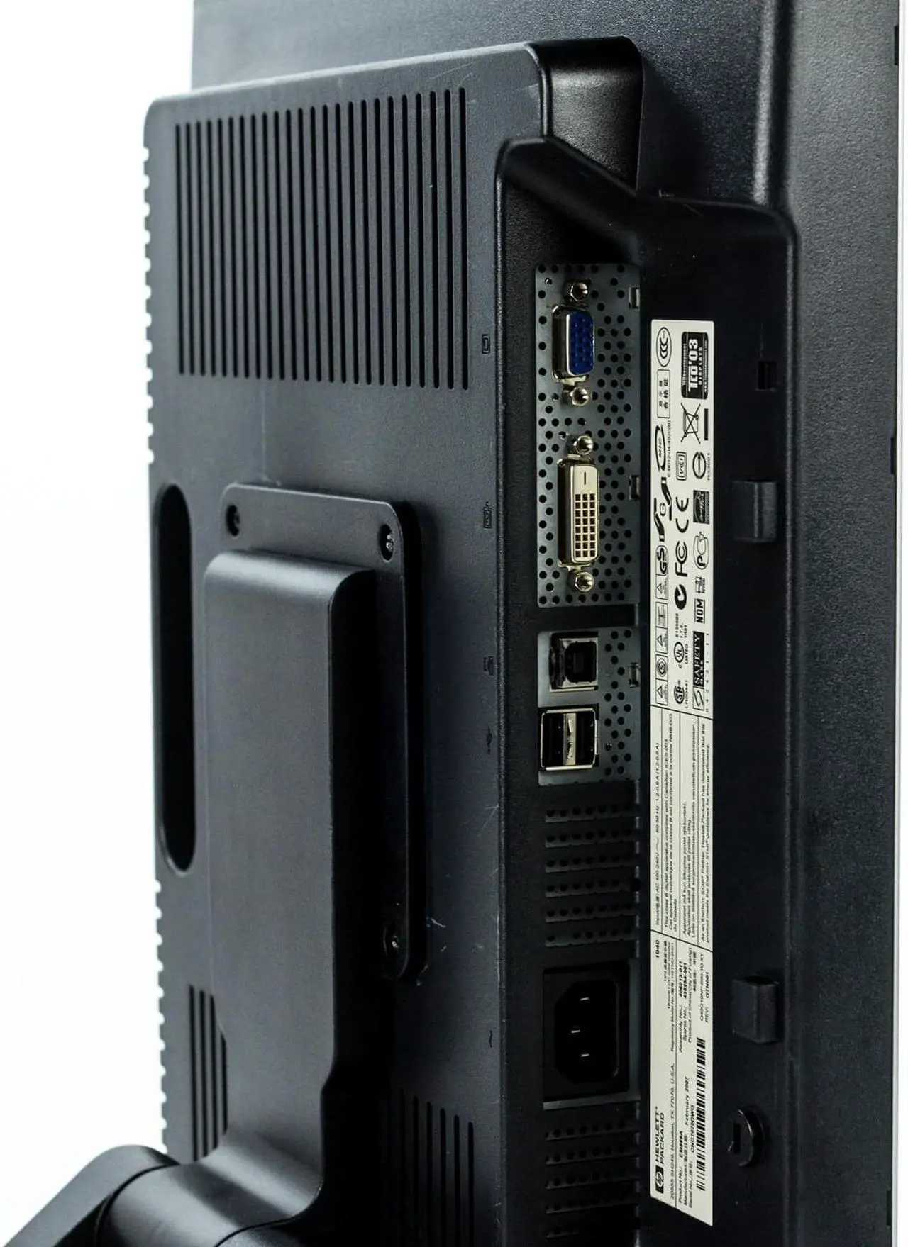 Alt view image 4 of 6 - HP L1940T 19" LCD 5:4 1280 x 1024 Monitor VGA DVI USB Adjustable Stand Grade A