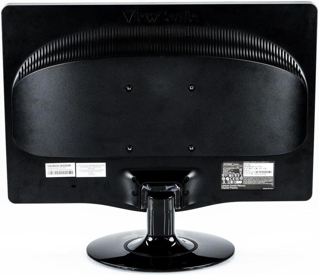 Alt view image 6 of 7 - ViewSonic VA2232wm 22" Widescreen LCD 1680x1050 16:10 DVI VGA Monitor - Grade A