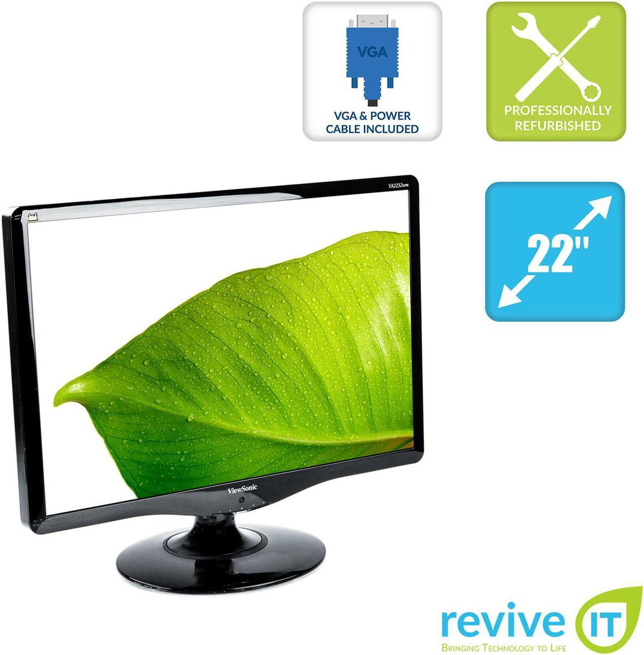 Main image of ViewSonic VA2232wm 22" Widescreen LCD 1680x1050 16:10 DVI VGA Monitor - Grade A
