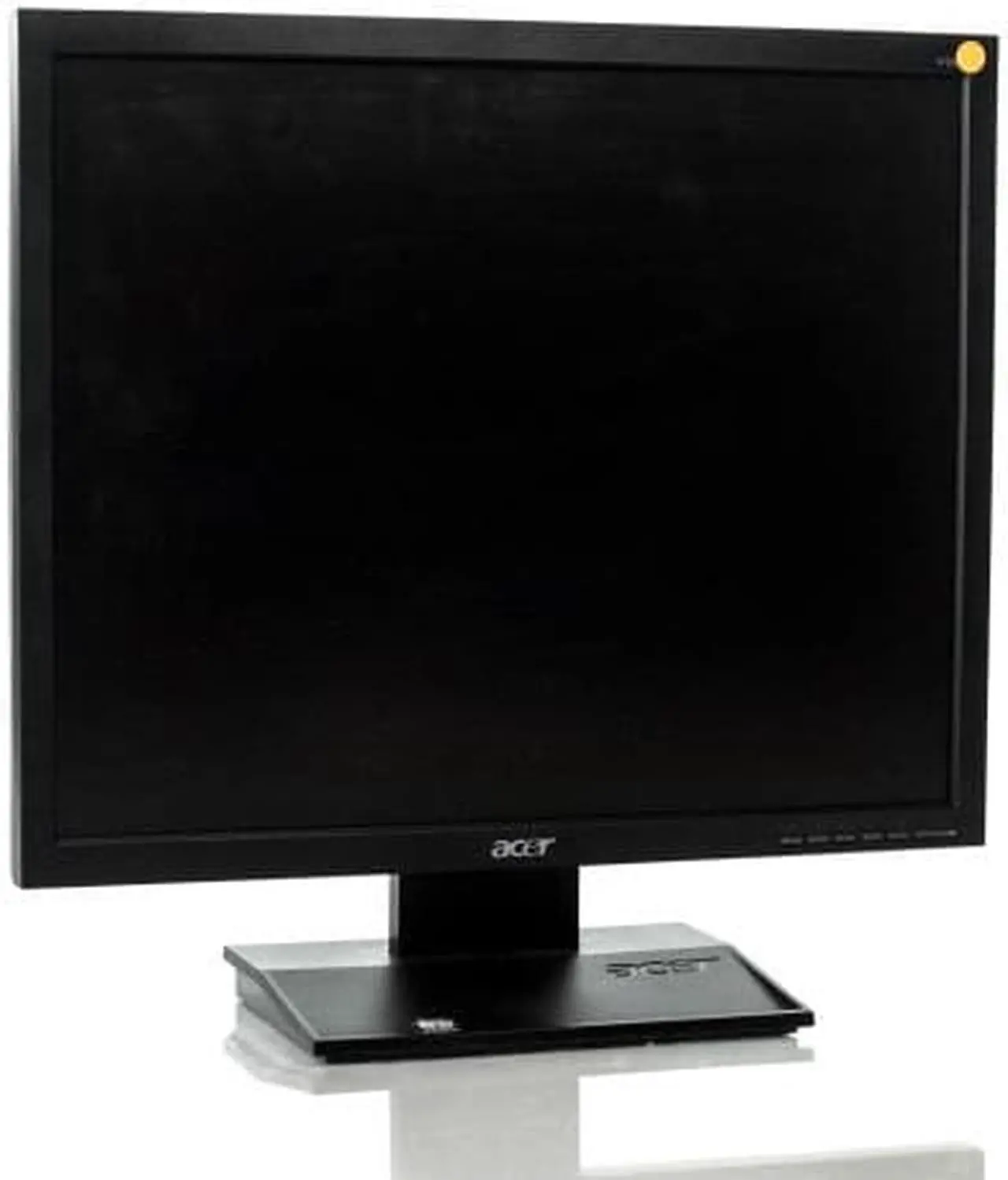 Alt view image 3 of 7 - Acer V193L Black 19" 1280x1024 5:4 LED Backlit LCD Monitor VGA DVI Grade A