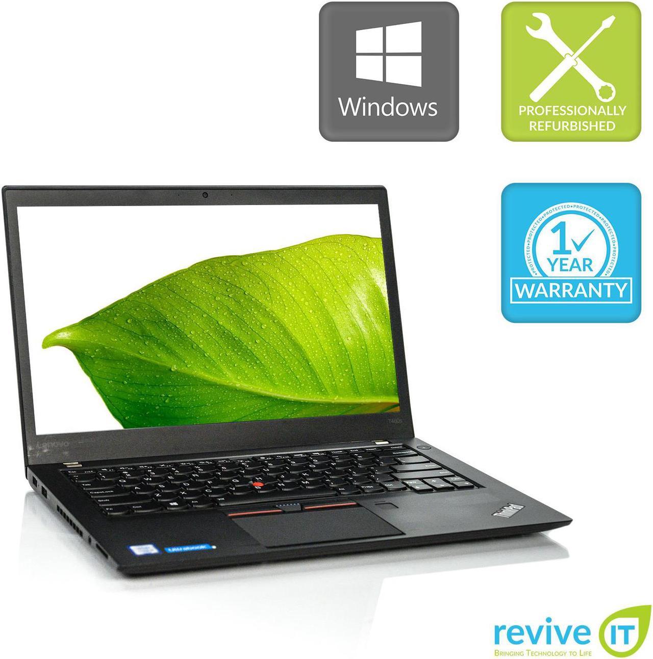 Lenovo ThinkPad T460s Laptop  i5 Dual-Core 8GB 256GB SSD Win 10 Pro B v.WAA