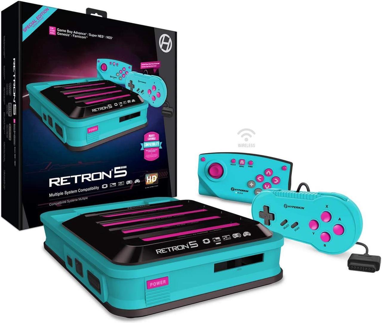 Alt view image 2 of 8 - Hyperkin RetroN 5: HD Gaming Console for GBA/ Gbc/ GB/ Super NES/ Super Famicom/ Genesis/ Mega Drive/ Master System (Hyp