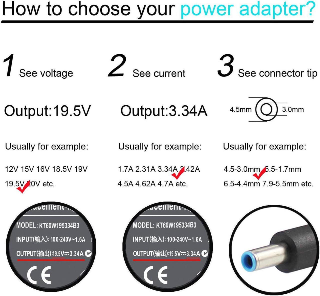 Alt view image 2 of 7 - 65W 45W AC Adapter Charger for Dell OptiPlex 9010 9020 3020 3040 3050 3060 3070 7040 7050 7060 7070 5050 5070 5060 D10U D02T D08U D09U Micro Desktop G6J41 0G6J41 MGJN9 43NY4 Power Supply Adapter Cord