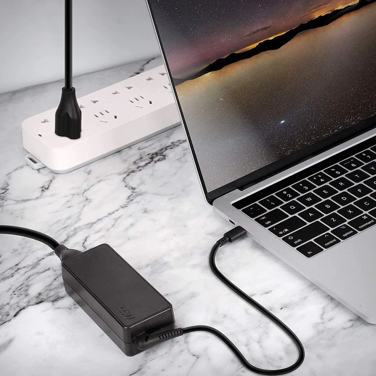 Alt view image 7 of 7 - 65W Type USB-C AC Adapter fit for Lenovo ThinkPad Yoga L13 E15 E14 X13 T14 L14 L15 R14 T14s T15 1th 2nd 3rd Gen Laptop Charger Power Supply Cord