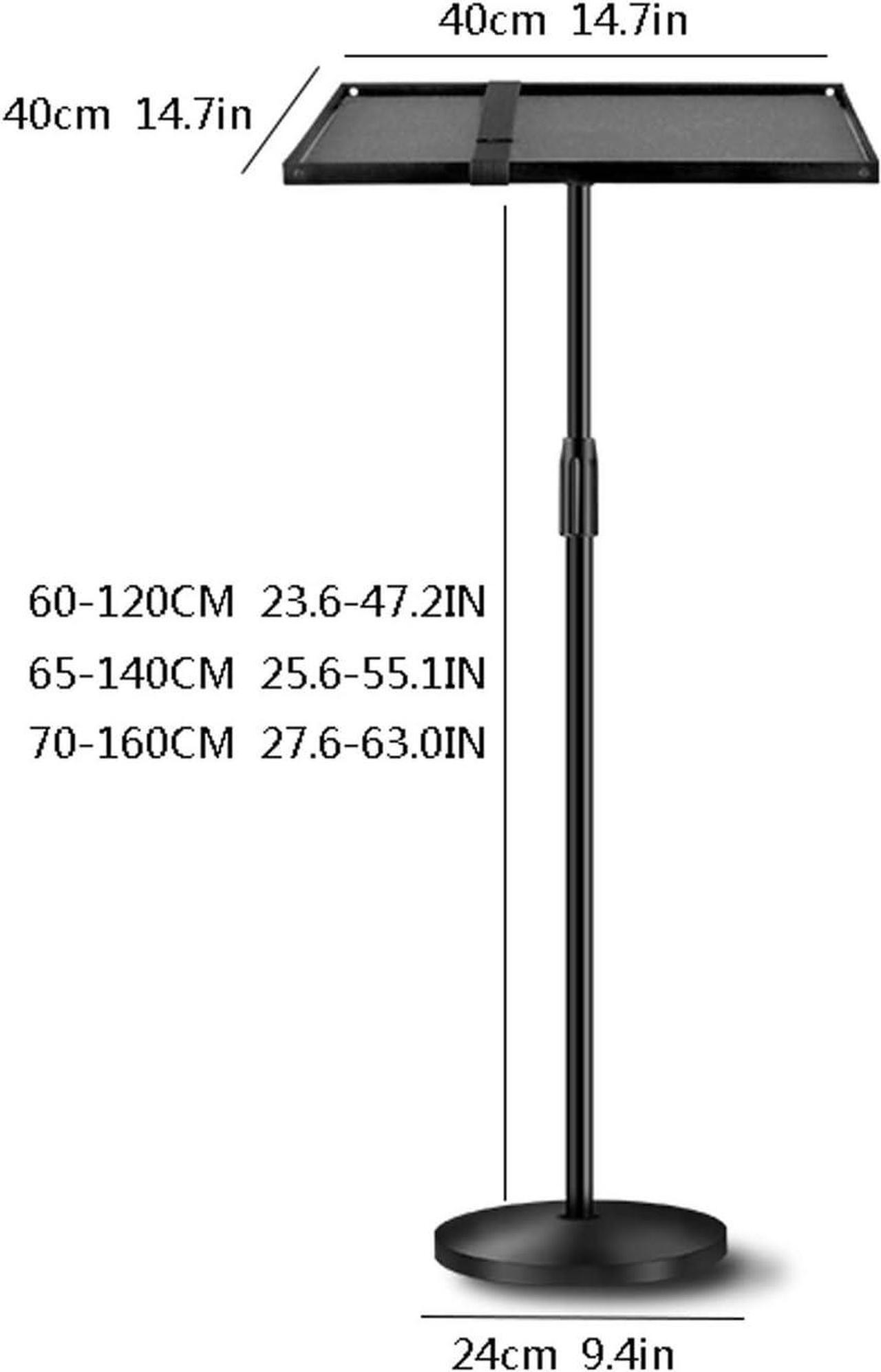 Alt view image 2 of 5 - Projector Mounts Projector Tablet Floor Stand,Holder for Projector,Tablet Holder Mount with Adjustable Height,Applicable to Projector Tray Holder with Stable Base Projector Accessories