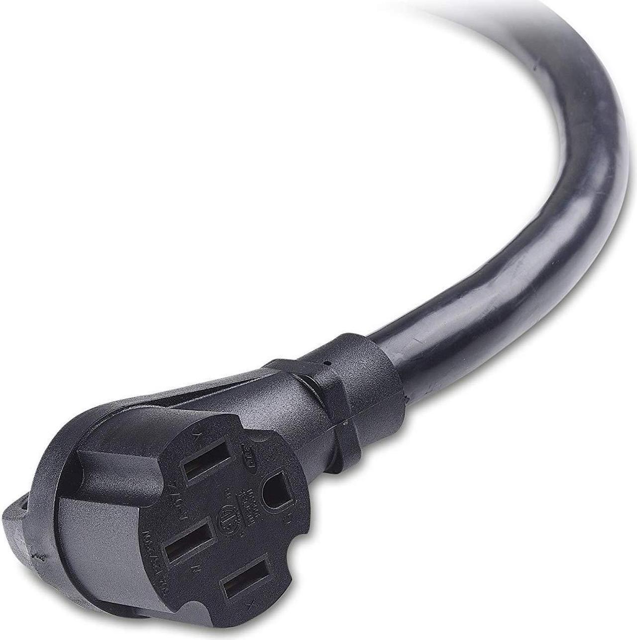 Alt view image 4 of 14 - Cable Matters Angled 50 AMP to 15 AMP RV Adapter (15 AMP to 50 AMP Adapter) NEMA 5-15P to 14-50R30 AMP