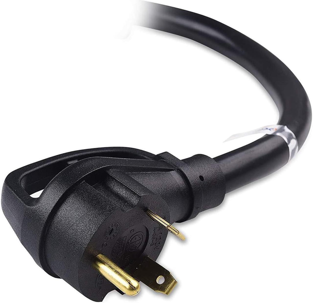 Alt view image 3 of 14 - Cable Matters Angled 50 AMP to 15 AMP RV Adapter (15 AMP to 50 AMP Adapter) NEMA 5-15P to 14-50R30 AMP