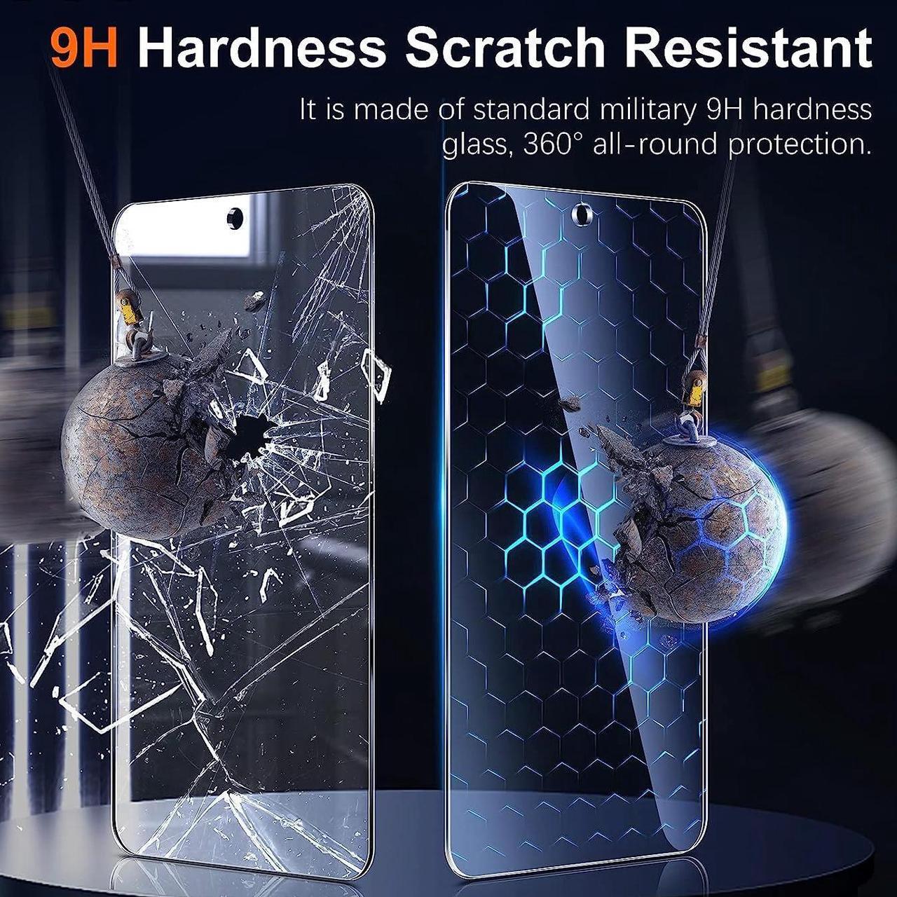 Alt view image 7 of 7 - 2+2 Combo Pack 2-Pack Tempered Glass Screen Protector + 2-Pack Camera Lens Protector for Google Pixel Fold