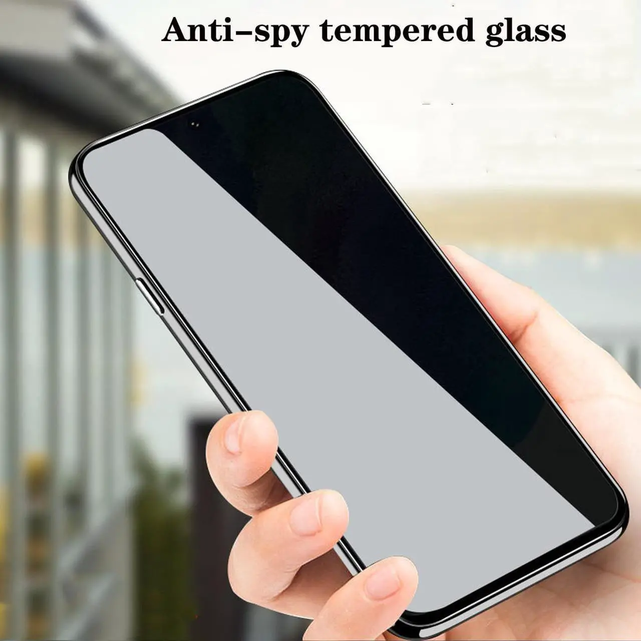 Alt view image 6 of 7 - Privacy Tempered Glass Screen Protector for Samsung Galaxy A54 5G