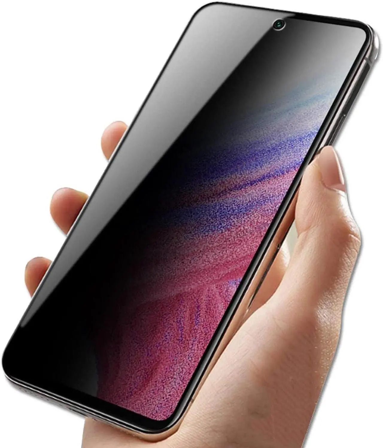 Alt view image 3 of 7 - Privacy Tempered Glass Screen Protector for Samsung Galaxy A54 5G