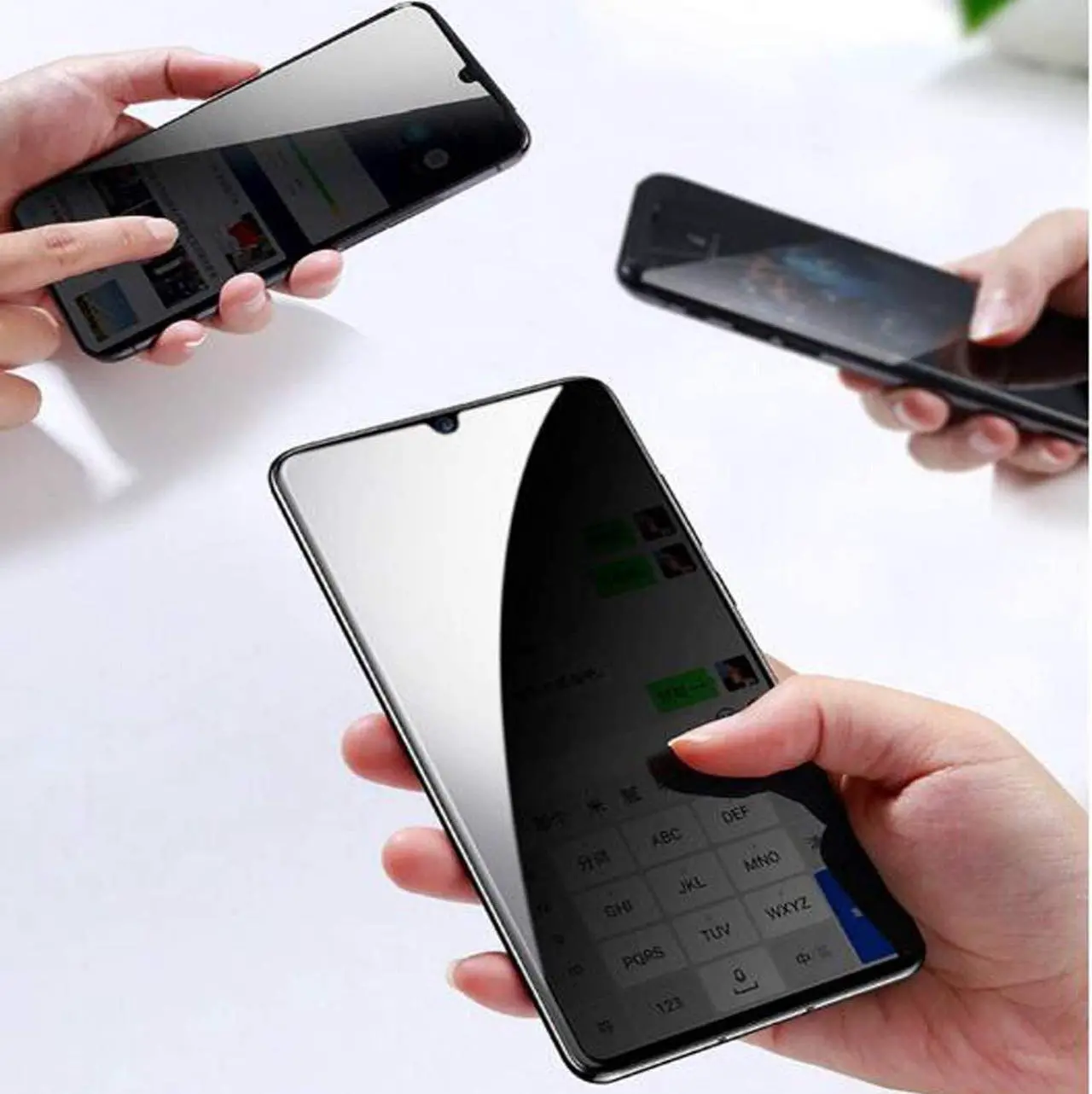 Alt view image 5 of 7 - Privacy Tempered Glass Screen Protector for Samsung Galaxy A14 5G