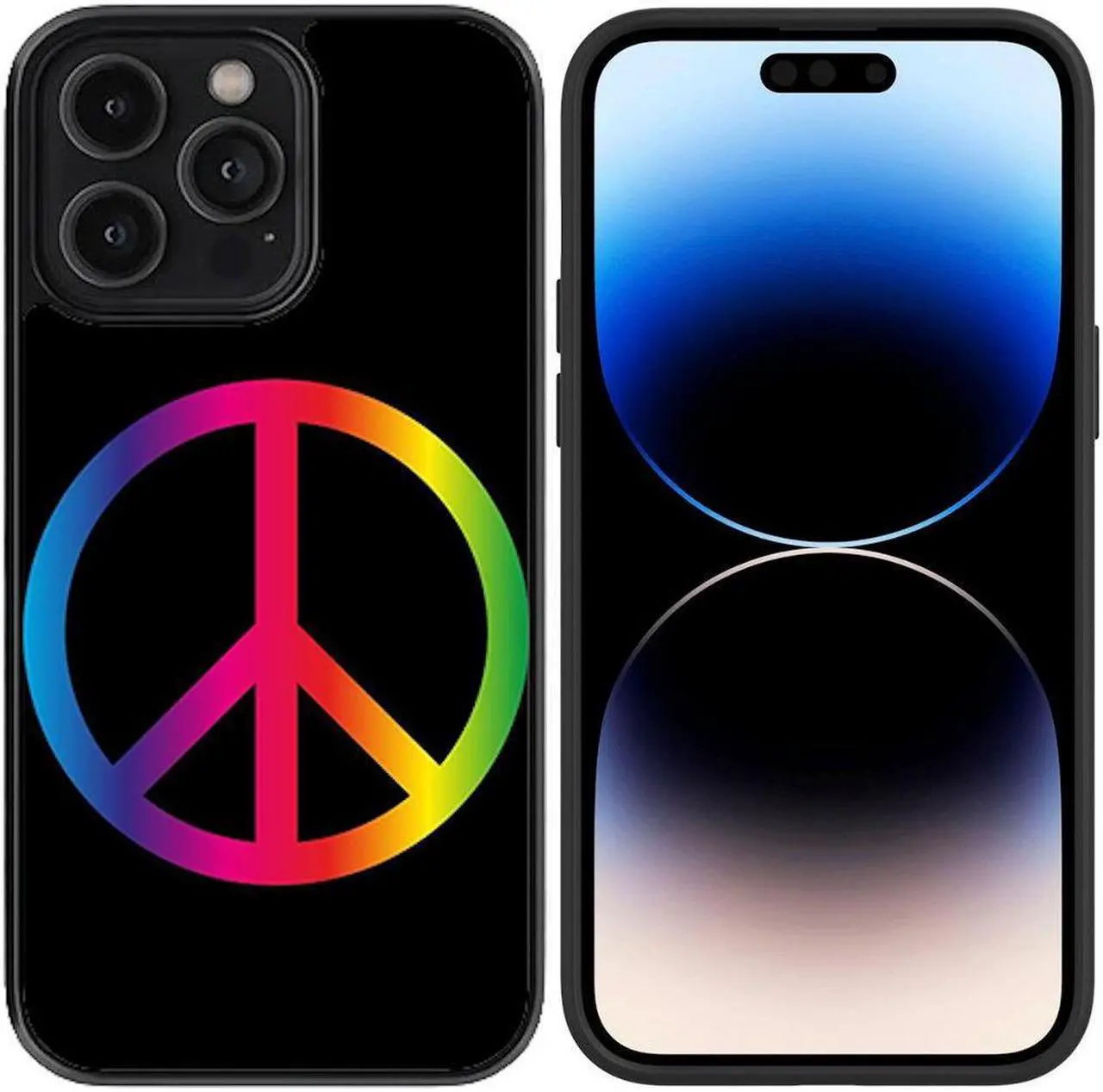 Main image of Sublimation Print Design Case for iPhone 14 Pro Max - Peace Pride