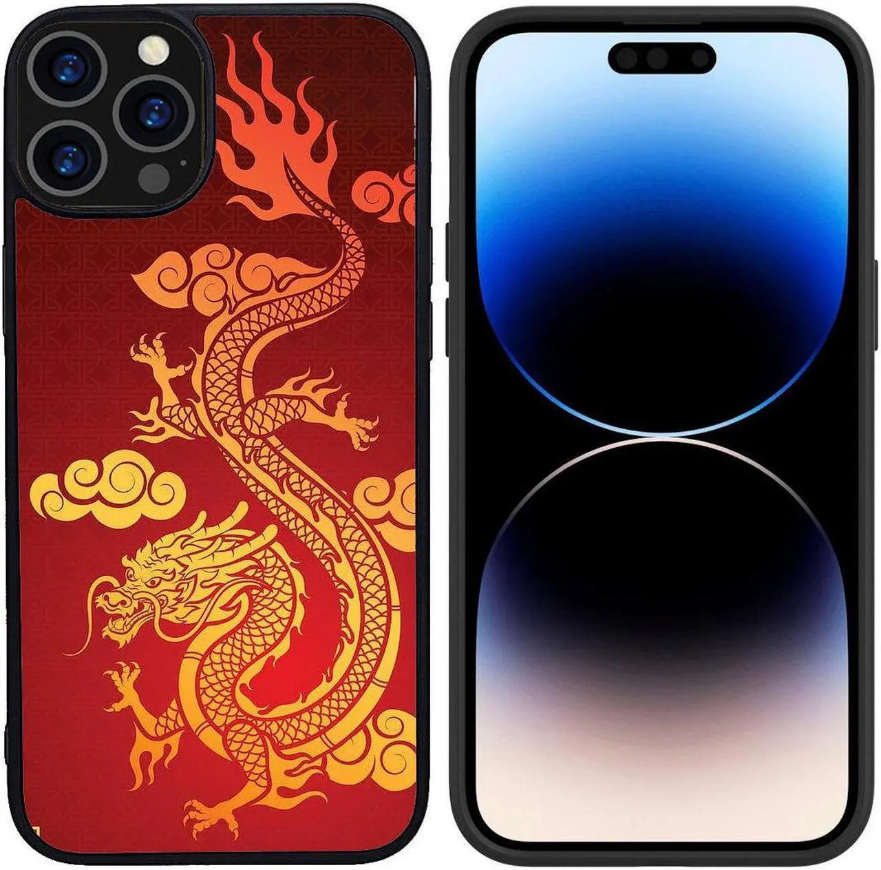 Main image of Sublimation Print Design Case for iPhone 14 Pro Max - Year of the Dragon