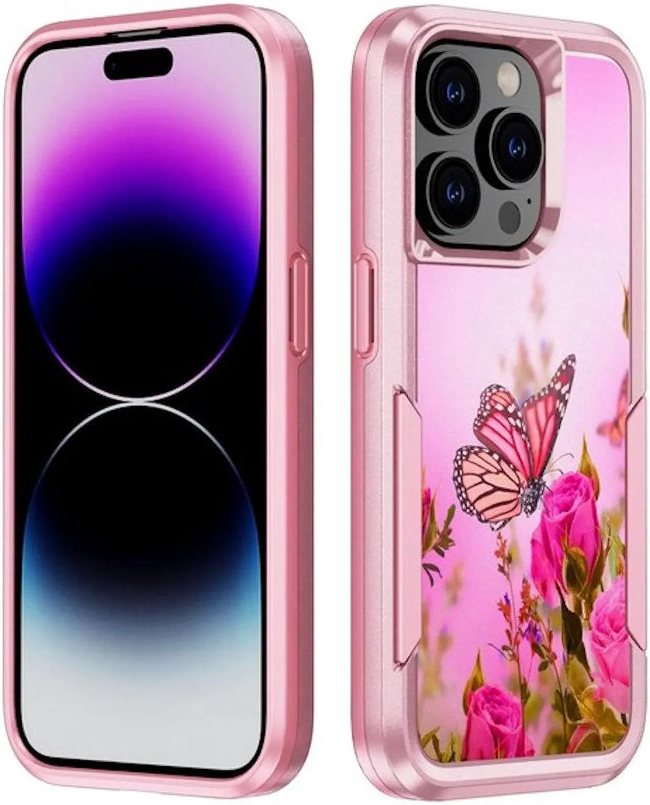Main image of TUFF Hybrid Armor Case for iPhone 14 Pro Max - Butterfly