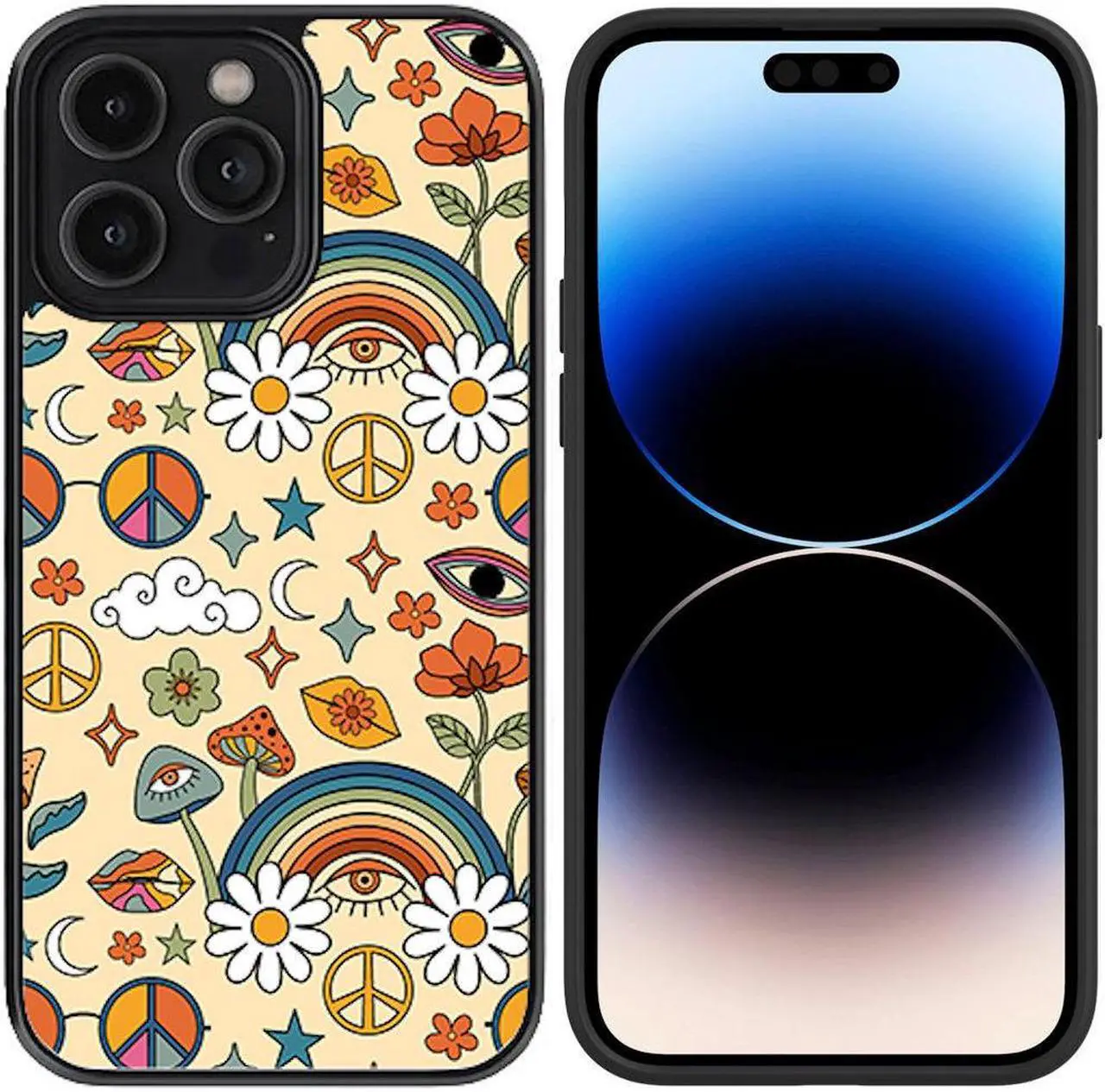 Main image of Sublimation Print Design Case for iPhone 14 Pro Max - Groovy Hippie