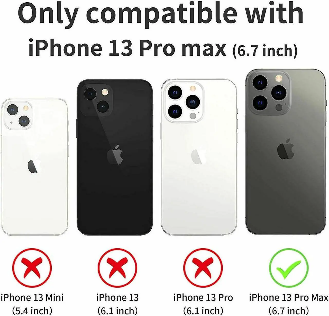 Alt view image 4 of 7 - Military Grade Shockproof Hybrid Armor Case with Ring Holder for iPhone 13 Pro Max - Marble