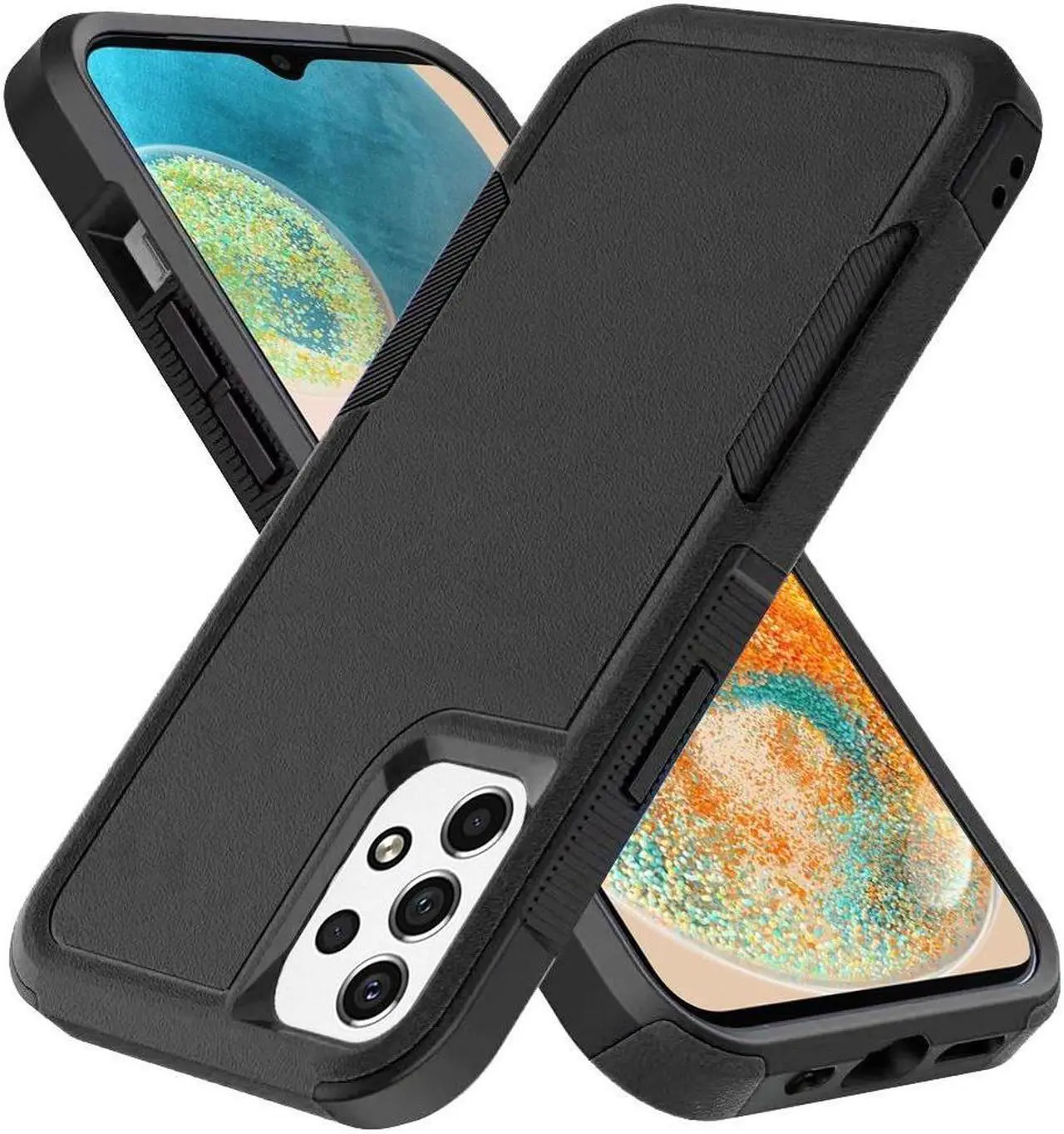 Alt view image 3 of 3 - TUFF Hybrid Armor Case for Samsung Galaxy A23 5G - Black