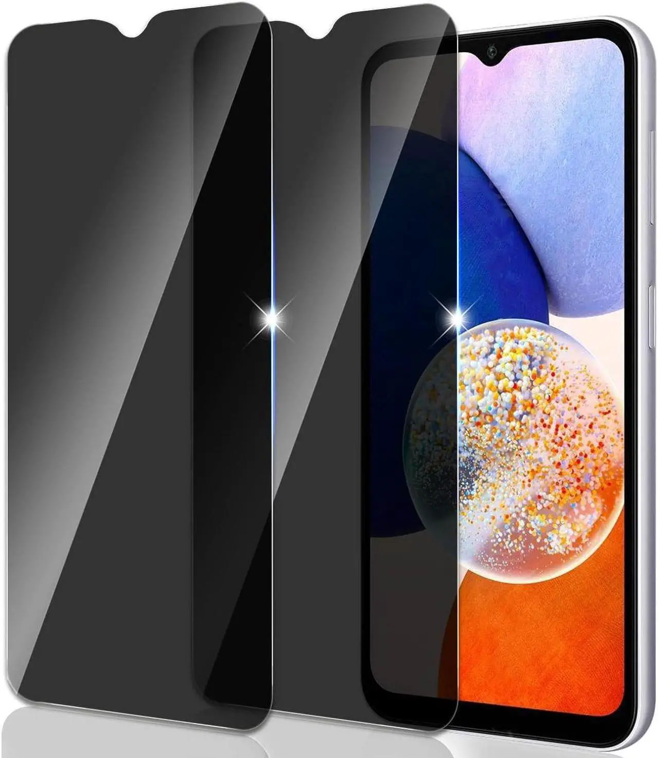 Main image of 2-Pack Privacy Tempered Glass Screen Protector for Samsung Galaxy A15 5G