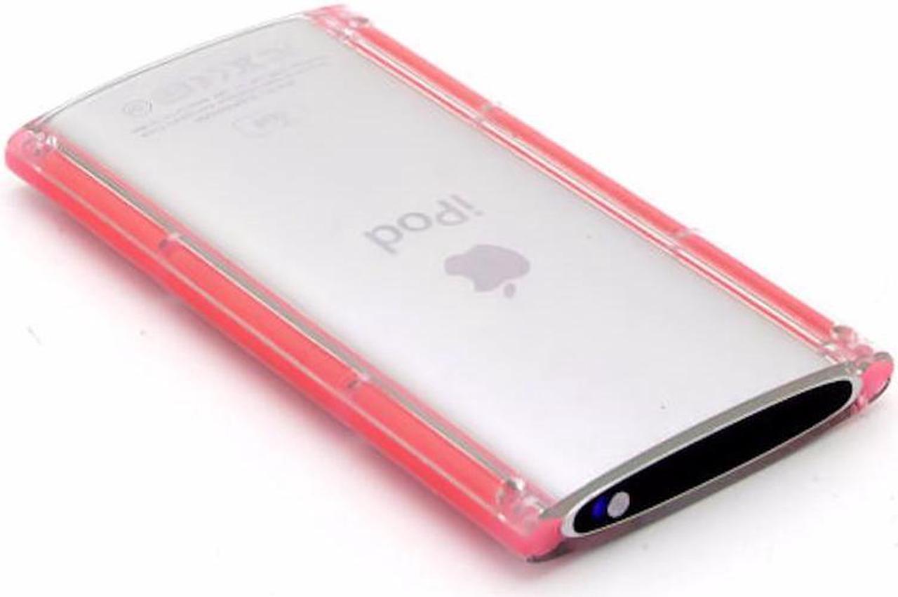 Alt view image 4 of 5 - Glow In The Dark Clear Acrylic Hard Case for 4th Generation iPod Nano 4G (Pink)