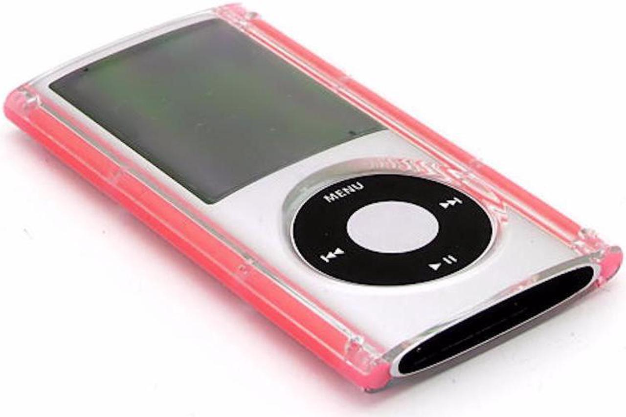 Alt view image 3 of 5 - Glow In The Dark Clear Acrylic Hard Case for 4th Generation iPod Nano 4G (Pink)