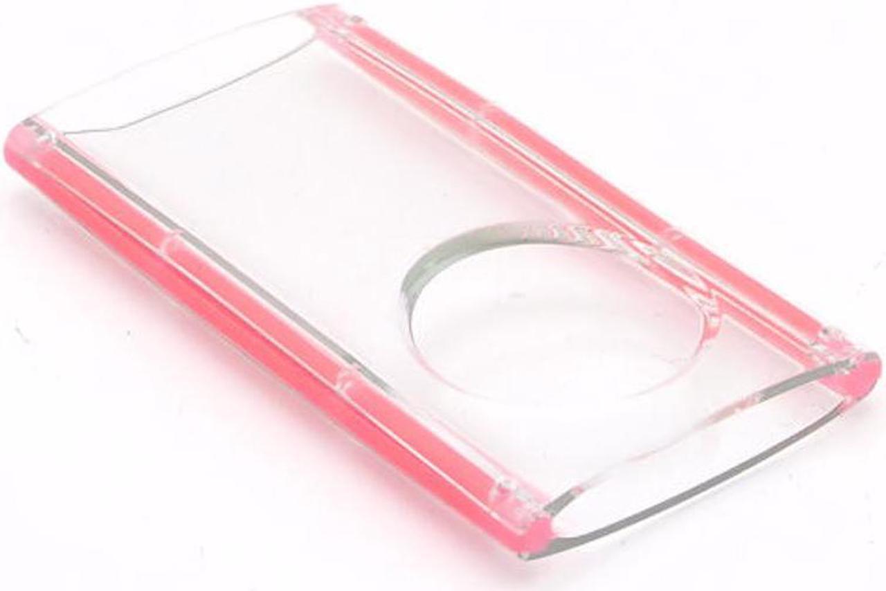 Alt view image 5 of 5 - Glow In The Dark Clear Acrylic Hard Case for 4th Generation iPod Nano 4G (Pink)