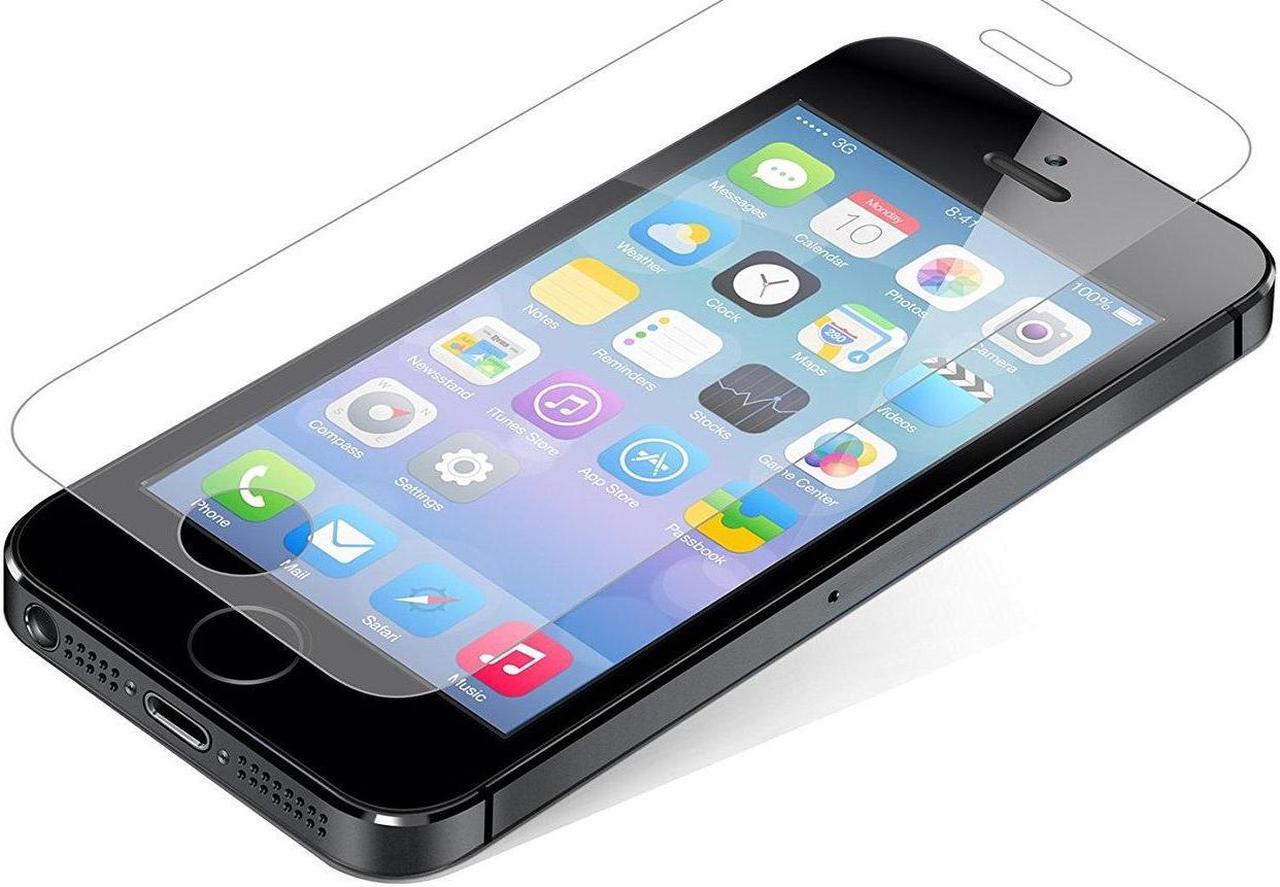 Alt view image 2 of 2 - Crystal Clear Screen Protector for iPhone SE (1st gen) / 5S / 5C / 5